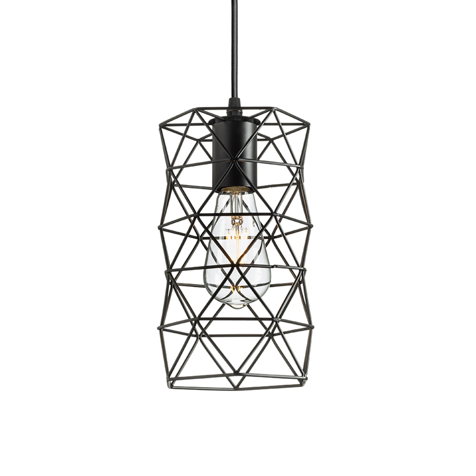 RENDL pendant lamp ILUSIA pendant black  230V LED E27 15W R13892 3