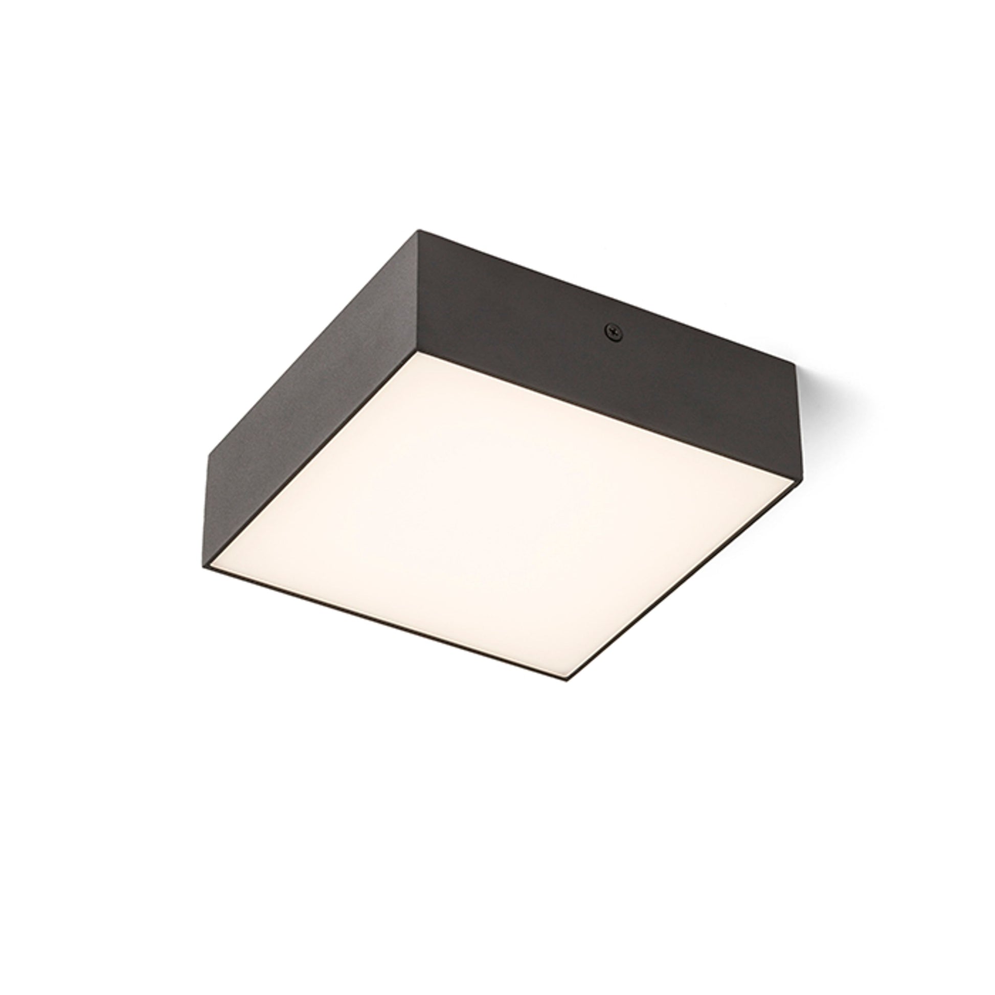 RENDL surface mounted lamp LARISA SQ 17 DIMM ceiling black 230V LED 15W 3000K R13938 1