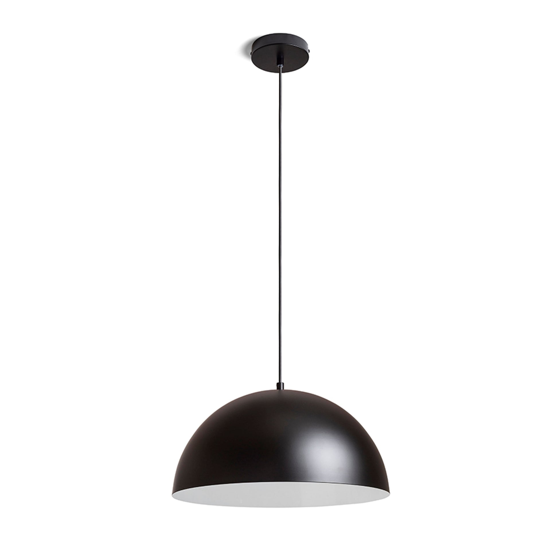 RENDL pendant lamp GLADYS 40 pendant black/white 230V LED E27 30W R14113 1