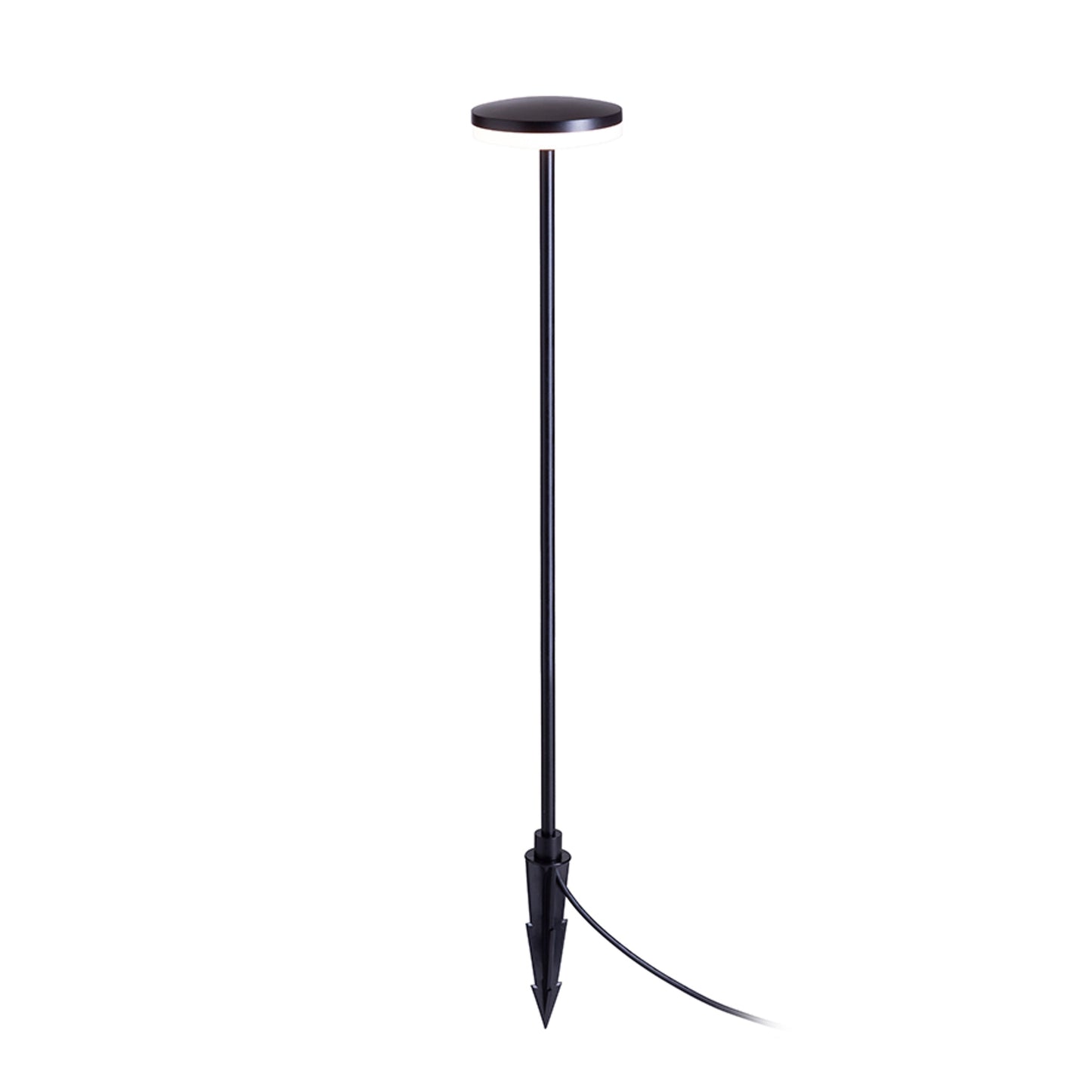 RENDL outdoor lamp SEMPLICE 80 floor / on spike black matte acrylic 230V LED 12W IP54  3000K R14195 11
