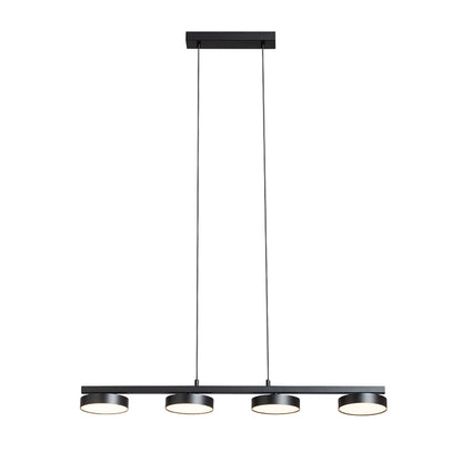RENDL pendant lamp ARETHA IV pendant black  230V LED 4x12W  3000K R14424 6