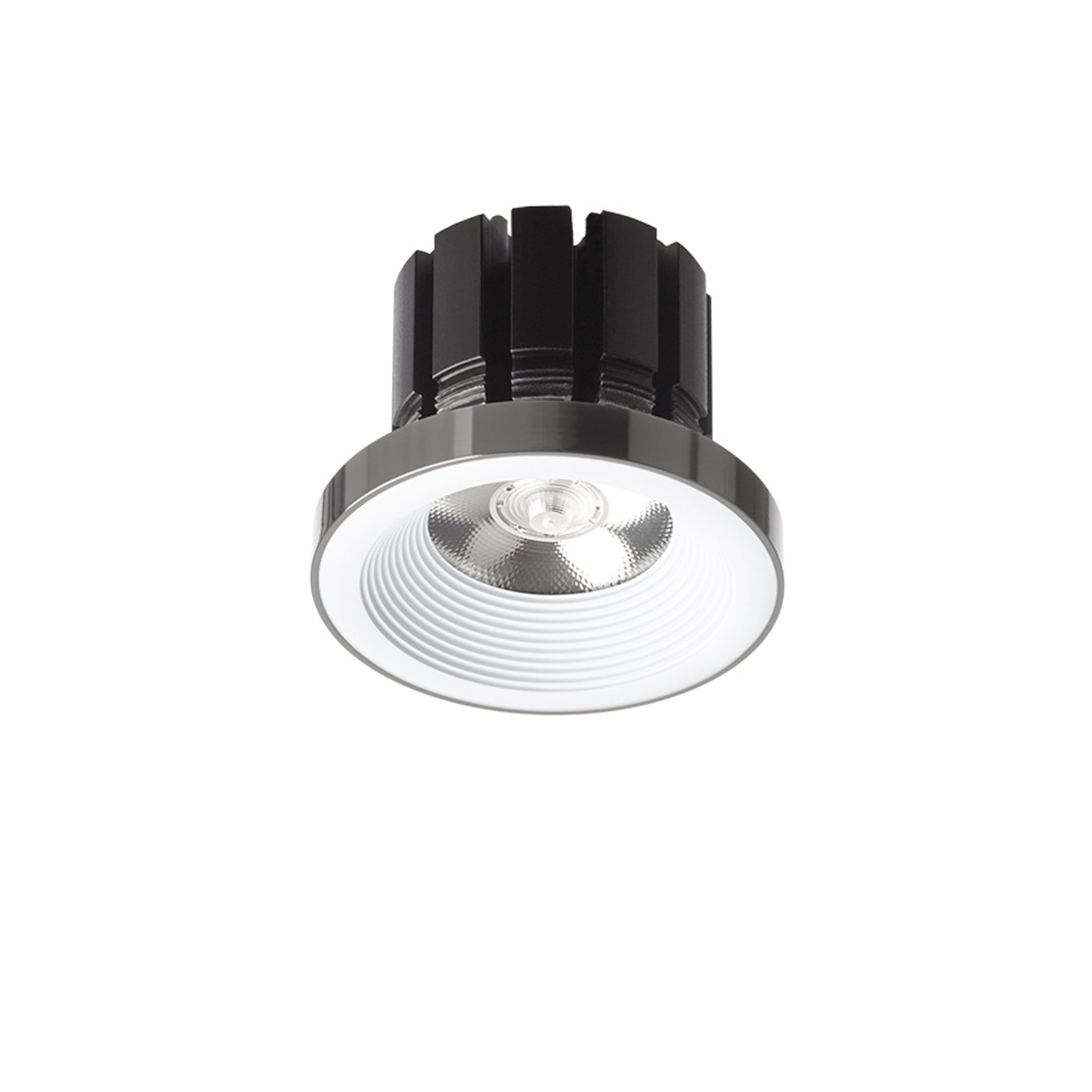 RENDL recessed light SHARM PLUS recessed white black chrome 230V LED 10W 24° 3000K R14563 2